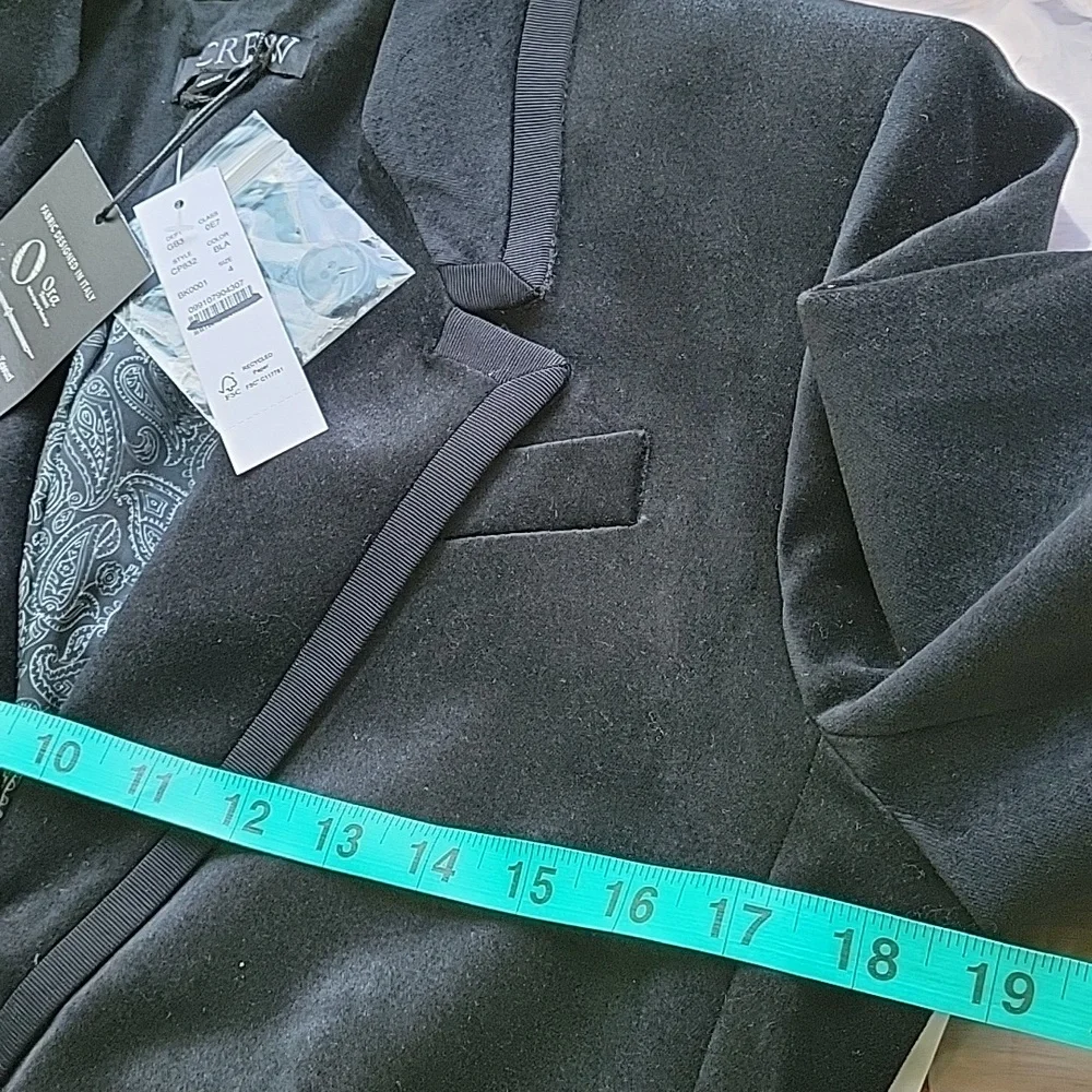 J Crew Madelyn blazer in velvet CP832 Size 4 NWT Office Cocktail